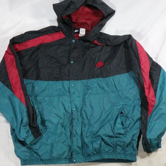 Nike Other - VTG NIKE BASKETBALL Hooded Zip-Up Jacket Size XL Men